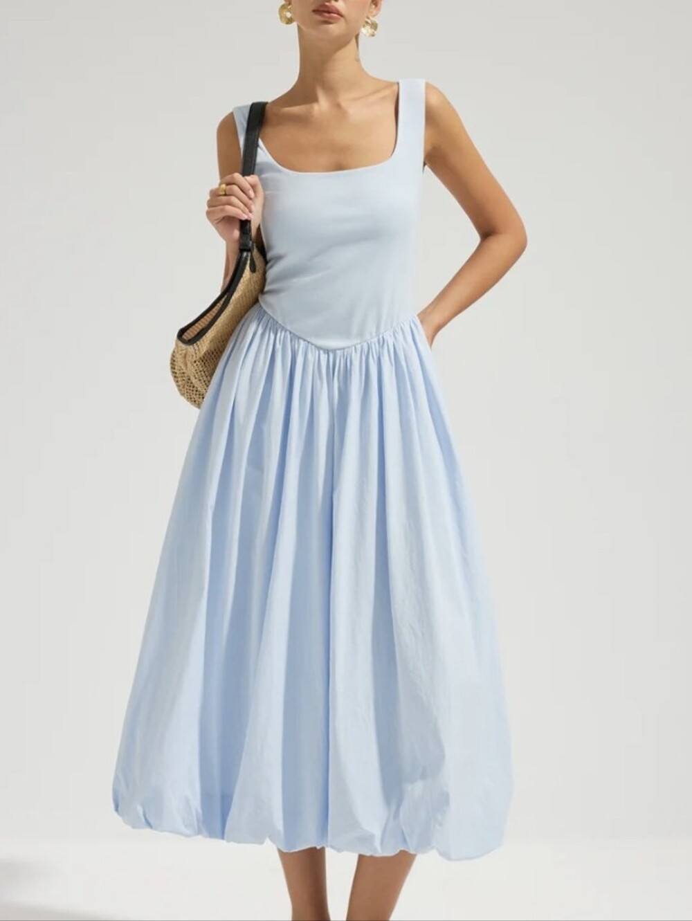 Commense Light Blue Midi Sundress - Picture 10 of 10